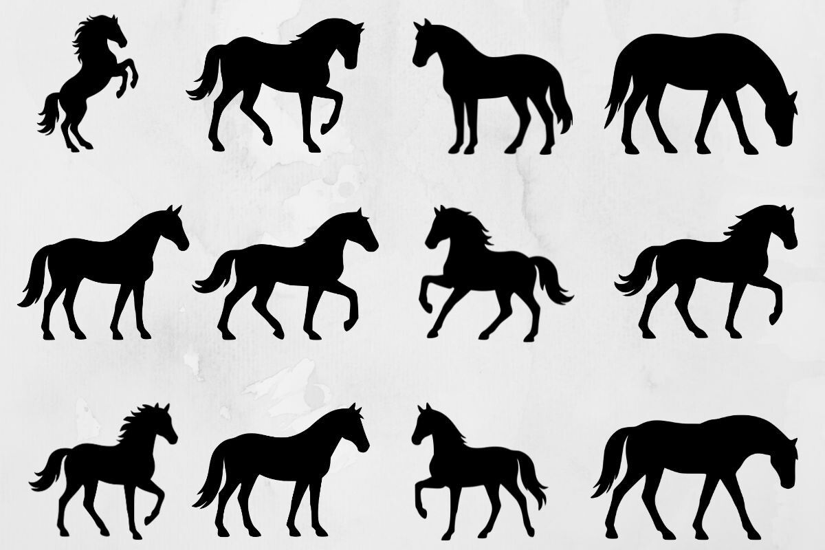 Horse Silhouette SVG